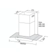 Coifa de Parede Suggar Aço Vidro Cristal 60cm 220V TP0262IX